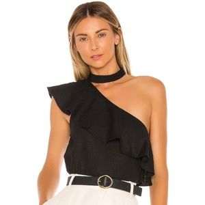 The Seberg Top in Black- Size M, L’Academie from REVOLVE